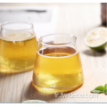 tasse d'eau en verre à jus de borosilicate élevé